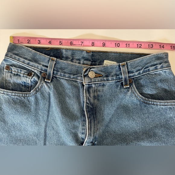 Levi’s 550 Vintage Relaxed Fit Jeans Light Wash 29x32 Made in Mexico - Picture 5 of 8